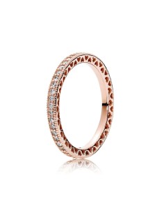 Anillo Pandora colección ROSE de plata de ley con circonitasTalla 52 2