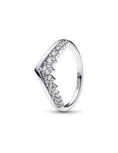 Anillo en plata de ley Deseo Pavé Flotante