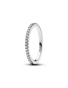 Anillo en plata de ley Banda Brillante