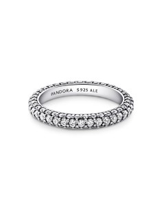 Anillo en plata de ley Fila en Pavé Pandora 2