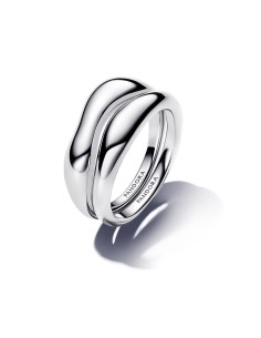 Anillos Combinables en plata de ley Forma Orgánica​