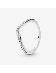 Anillo Deseo Reluciente de plata de ley