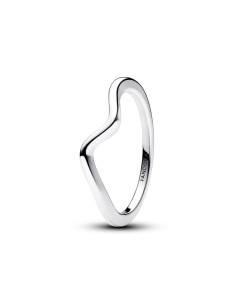 Anillo en plata de ley Ola Pulida
