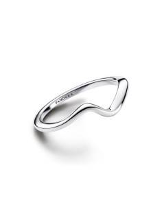 Anillo en plata de ley Ola Pulida 2