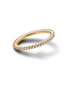 Anillo con un recubrimiento en oro de 14k Banda Brillante​ 2