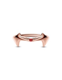 Anillo con un recubrimiento en oro rosa de 14k Bruja Escarlata de Marvel 2
