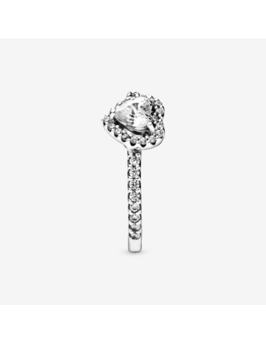 Anillo Pandora Corazón en Relieve de plata de ley