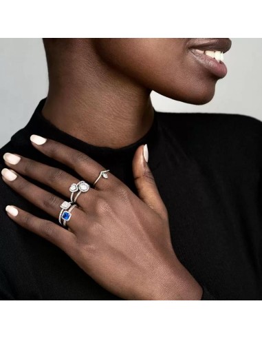 Anillo Pandora Corazón en Relieve de plata de ley
