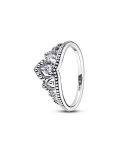 Anillo en plata de ley Tiara Real de Cuentas Pandora