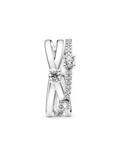 Anillo en plata de ley Triple Banda Brillante 2