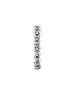 Anillo e plata de ley Banda de Estrellas Asimétricas 2