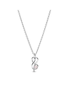 Collar Nudo Infinito en Plata de Ley con Circonitas | Pandora Oficial