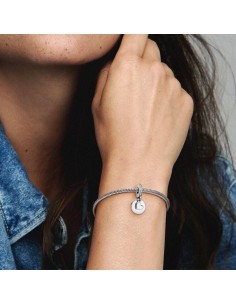 Charm Colgante Disco de Corazón en Plata de Ley con Circonita Cúbica | Pandora 799212C01 2
