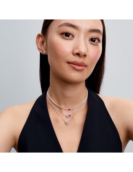 Anillo Solitario Brillante de Pandora en Plata de Ley con Circonita Cúbica