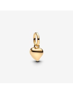 Mini Charm Colgante Corazón en Oro de 14k | Pandora ME