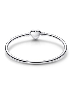 Pulsera Rígida Pandora Moments en plata de ley Corazón & Mariposa Pandora 2