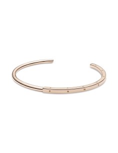 Brazalete abierto de Plata Rose con logo de Pandora Talla 2