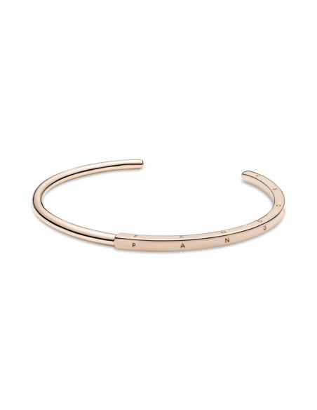 Brazalete abierto de Plata Rose con logo de Pandora Talla 2