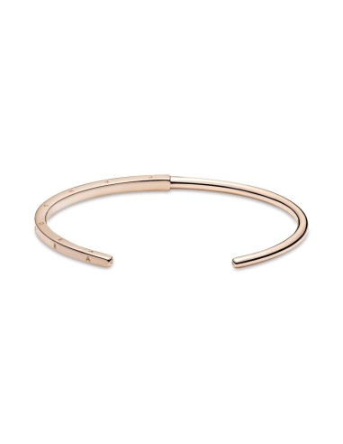 Brazalete abierto de Plata Rose con logo de Pandora Talla 2