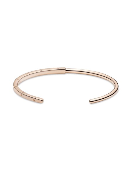 Brazalete abierto de Plata Rose con logo de Pandora Talla 2