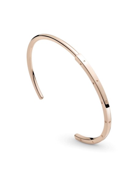 Brazalete abierto de Plata Rose con logo de Pandora Talla 2