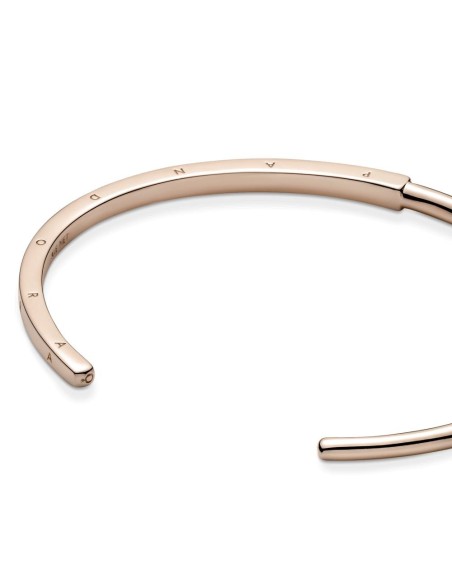 Brazalete abierto de Plata Rose con logo de Pandora Talla 2