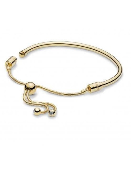 Pulsera Moments en PANDORA Shine Rígida cierre deslizante