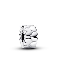 Clip en plata de ley Patrón Corazón​