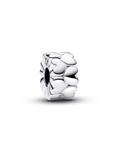 Clip en plata de ley Patrón Corazón​