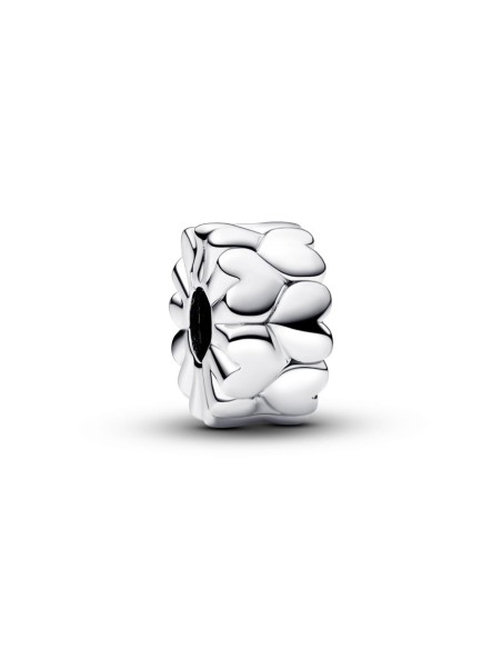 Clip en plata de ley Patrón Corazón​