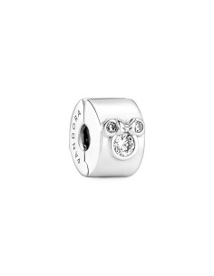 Clip en plata de ley Mickey & Minnie Mouse de Disney