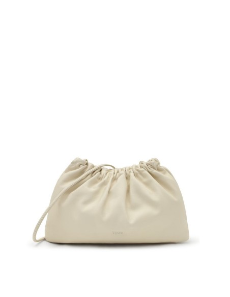 Clutch Bandolera Beige TOUS Cloud – Sofisticación y Versatilidad en un Diseño Atemporal