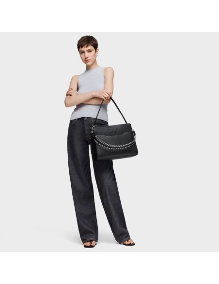 Bolso Shopper Mediano Negro Audree Saffiano de TOUS – Elegancia y Funcionalidad para el Día a Día