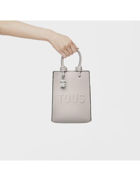 Bolso Pequeño Gris TOUS La Rue New Pop – Estilo Urbano y Funcionalidad Compacta
