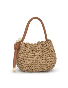  Bombonera camel de rafia TOUS Daisy – Elegancia natural para tu día a día 2