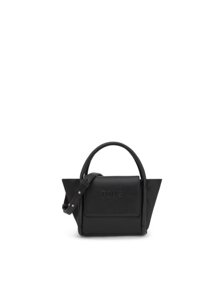 Bolso Capazo Pequeño Negro TOUS Silhouette Soft - Elegancia y Versatilidad
