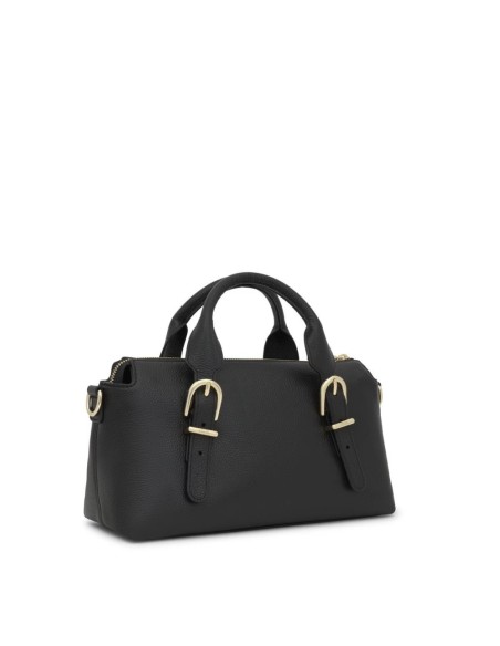 Bolso Bowling Mediano TOUS Buckles de Piel Negra - Elegancia y Sostenibilidad