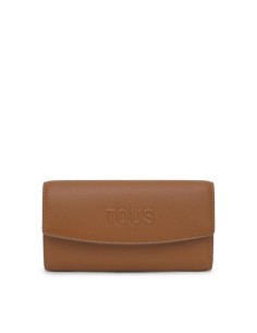 Billetera grande Pocket camel TOUS Bloom - Elegancia y funcionalidad