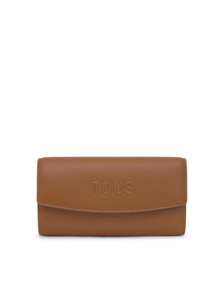 Billetera grande Pocket camel TOUS Bloom - Elegancia y funcionalidad