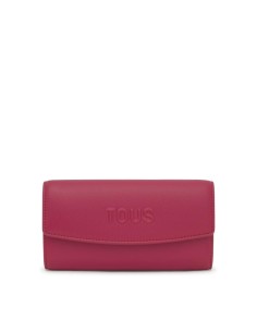 Billetera grande Pocket fucsia TOUS Bloom - Estilo vibrante y funcionalidad