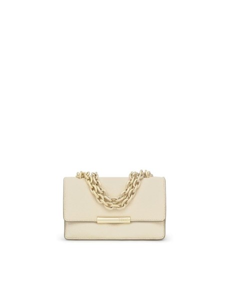Bandolera pequeña beige Audree Leather de piel ovina certificada - TOUS