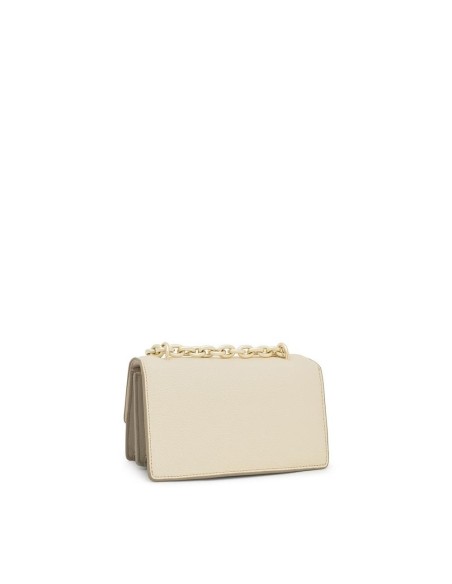 Bandolera pequeña beige Audree Leather de piel ovina certificada - TOUS