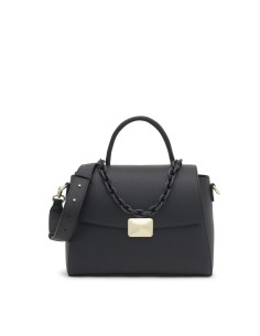 Bolso City Mediano Negro TOUS Lucia de Lona con Asa Ajustable