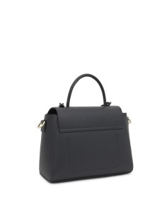 Bolso City Mediano Negro TOUS Lucia de Lona con Asa Ajustable 2
