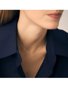 Collar Corto BELOVED Multicolor en Plata de Ley con Baño de Oro – Elegancia Diaria 2