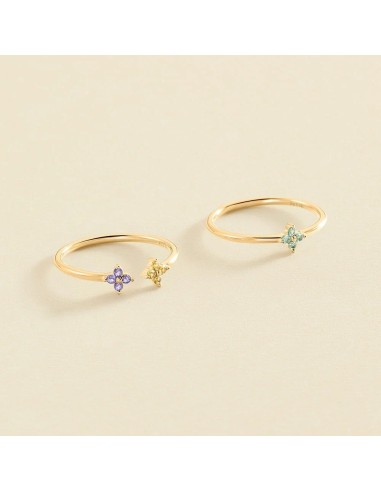 Anillo BELOVED Multicolor en Oro | Agatha París