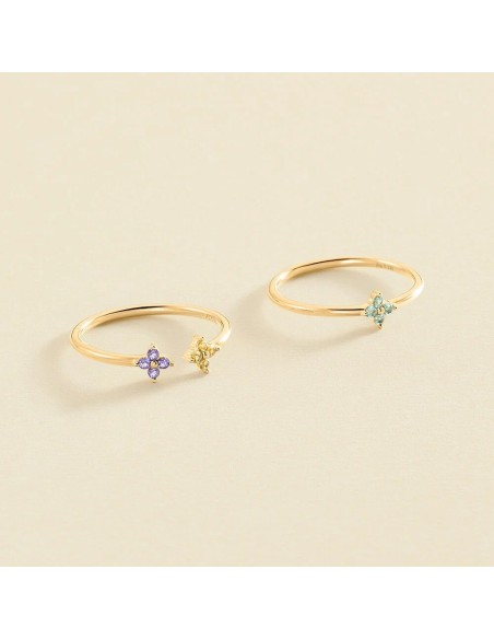 Anillo BELOVED Multicolor en Oro | Agatha París