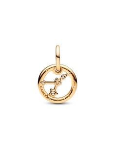 Charm Colgante con un recubrimiento en oro de 14k Zodiaco Cáncer Pandora 2