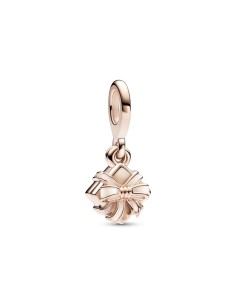 Charm Colgante con un recubrimiento en oro rosa de 14k Regalo Cumpleaños que se abre Pandora