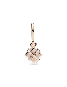 Charm Colgante con un recubrimiento en oro rosa de 14k Regalo Cumpleaños que se abre Pandora 2